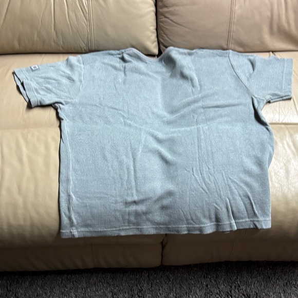 Rampage Vintage 90’s Gray Waffle Knit Long Sleeve Top - Picture 4 of 4